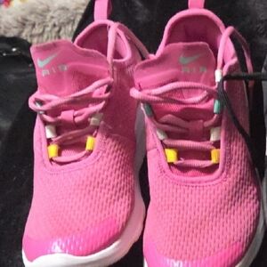 Nike Kids Pink and White Sneakers